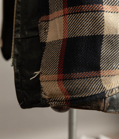 Vintage 1950s Jofama Goatskin Motorcycle Jacket, Malung Sweden