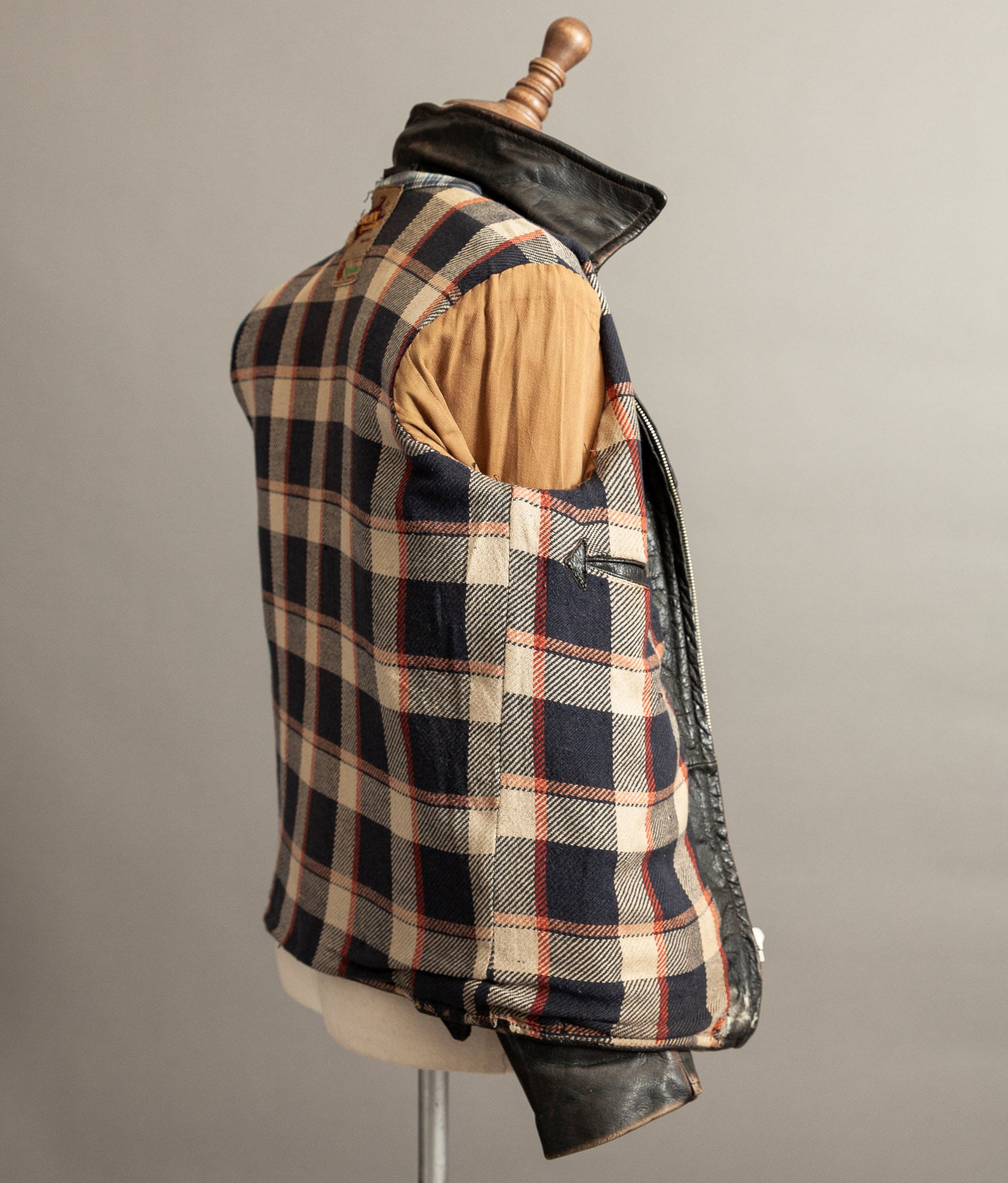 Vintage 1950s Jofama Goatskin Motorcycle Jacket, Malung Sweden