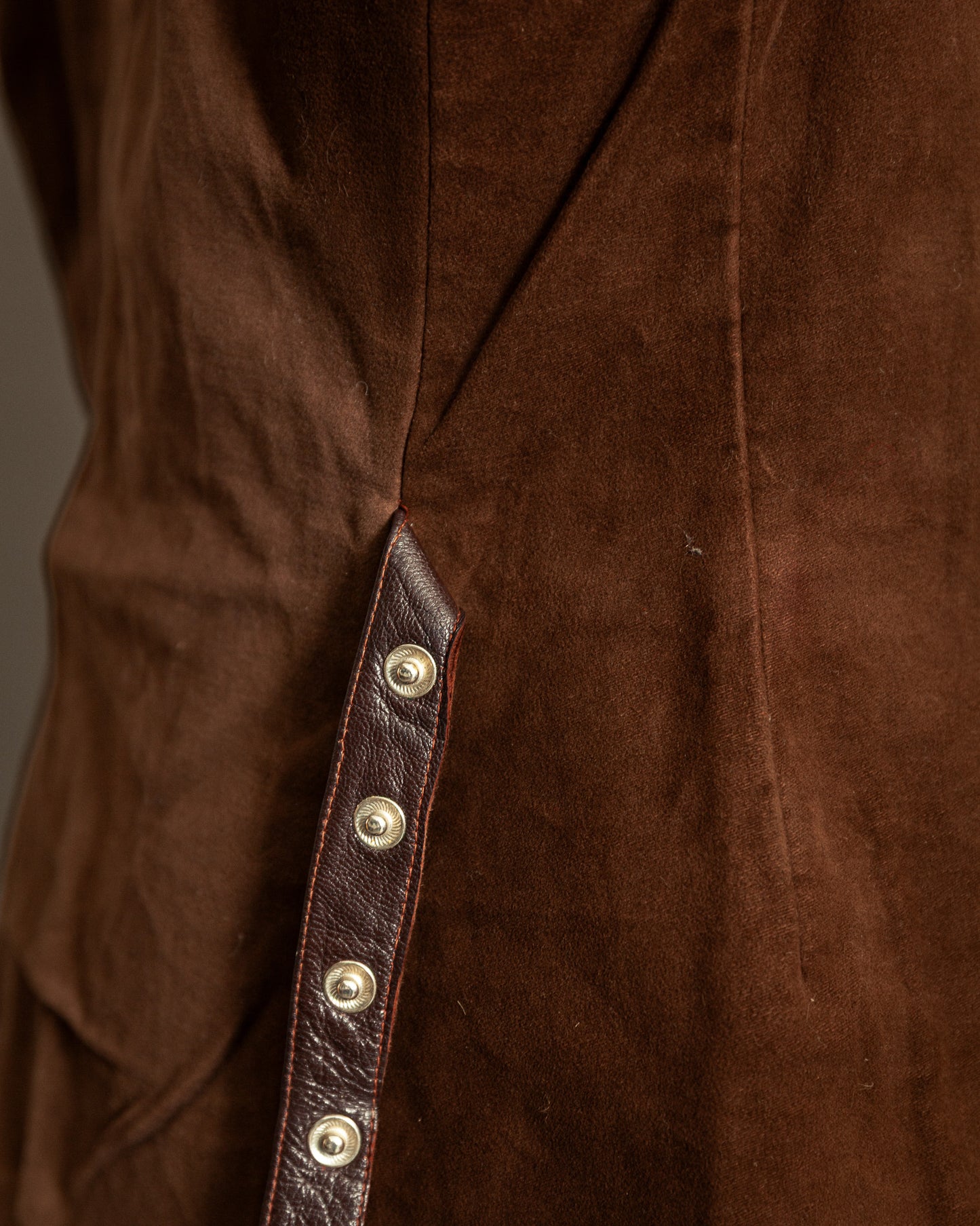 Vintage 1940s German Striwa Leather Trench Coat Medium (42)