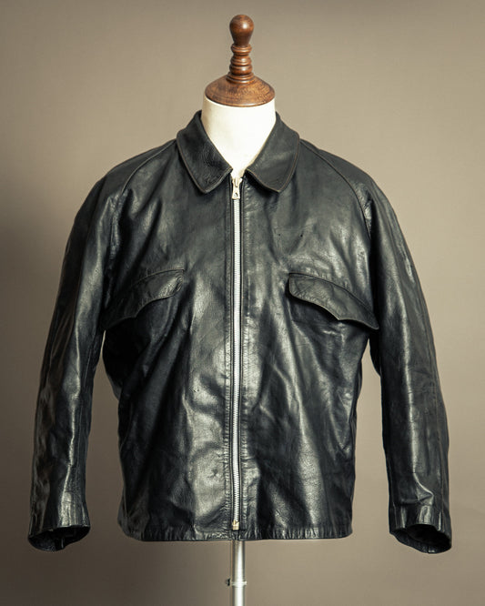 1950s French Army Goatskin Tank Jacket – XL (46)