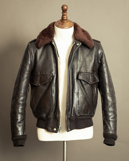 Vintage Schott 674SM Leather Flight Jacket Small (40)