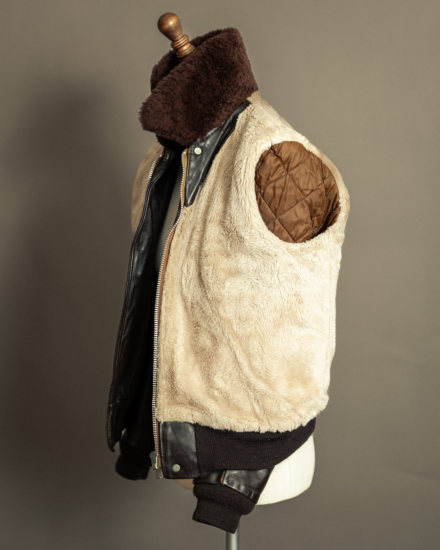 Vintage Schott 674SM Leather Flight Jacket Small (40)