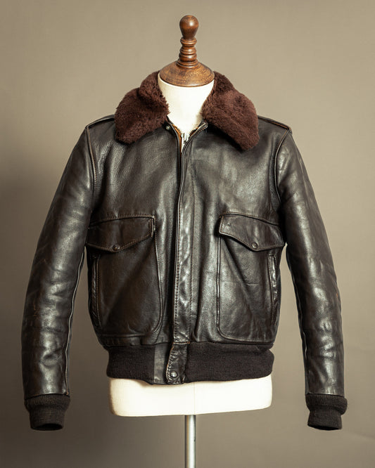 Vintage Schott 674SM Leather Flight Jacket Small (40)