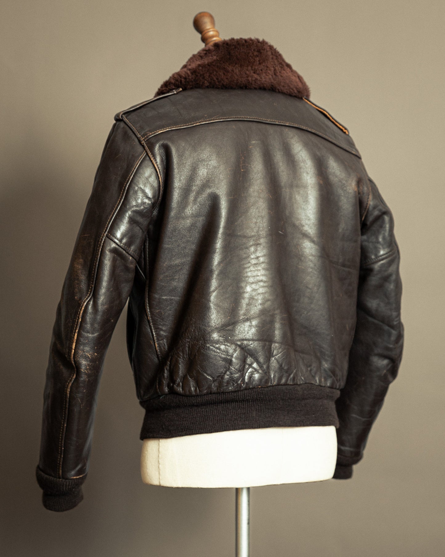 Vintage Schott 674SM Leather Flight Jacket Small (40)