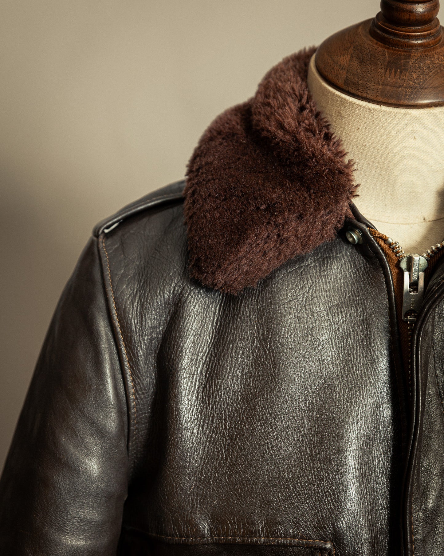 Vintage Schott 674SM Leather Flight Jacket Small (40)