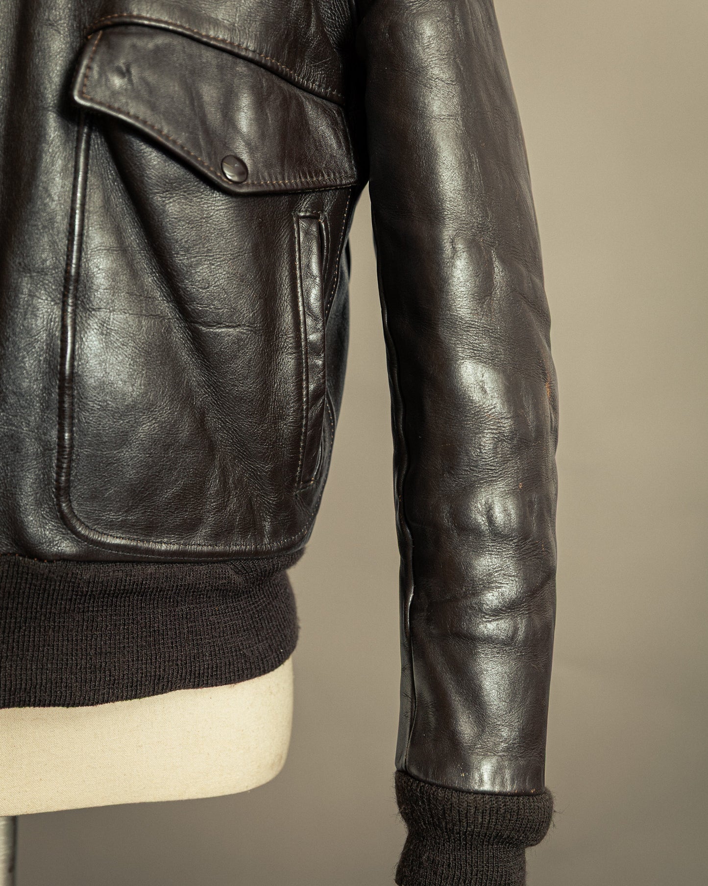 Vintage Schott 674SM Leather Flight Jacket Small (40)