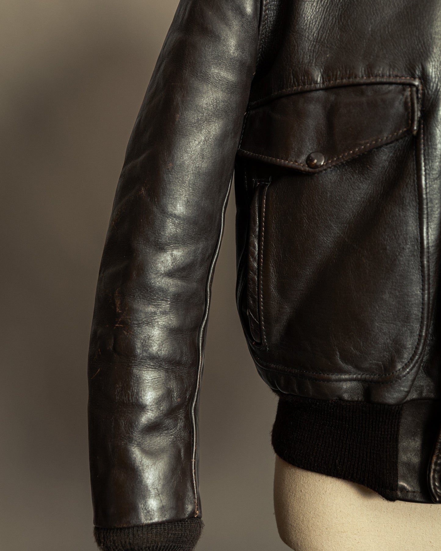 Vintage Schott 674SM Leather Flight Jacket Small (40)