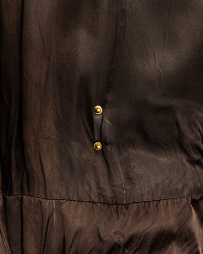 Vintage 1940s German Zipp Leather Motorcycle Jacket Small (38-40)