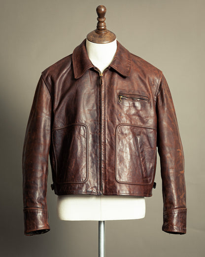 Vintage Aero Leather Montgomery Horsehide Jacket - L/XL (44)