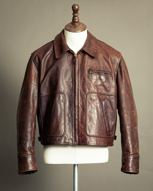 Vintage Aero Leather Montgomery Horsehide Jacket - L/XL (44)