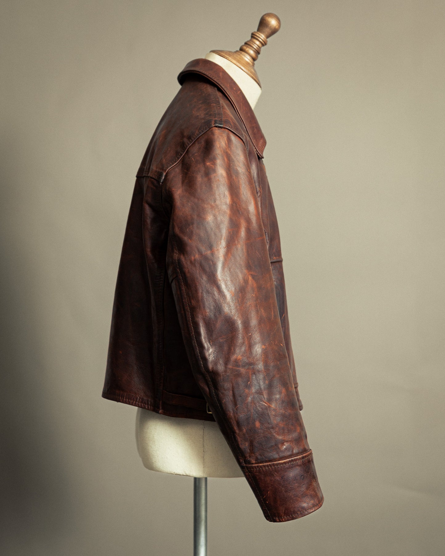 Vintage Aero Leather Montgomery Horsehide Jacket - L/XL (44)