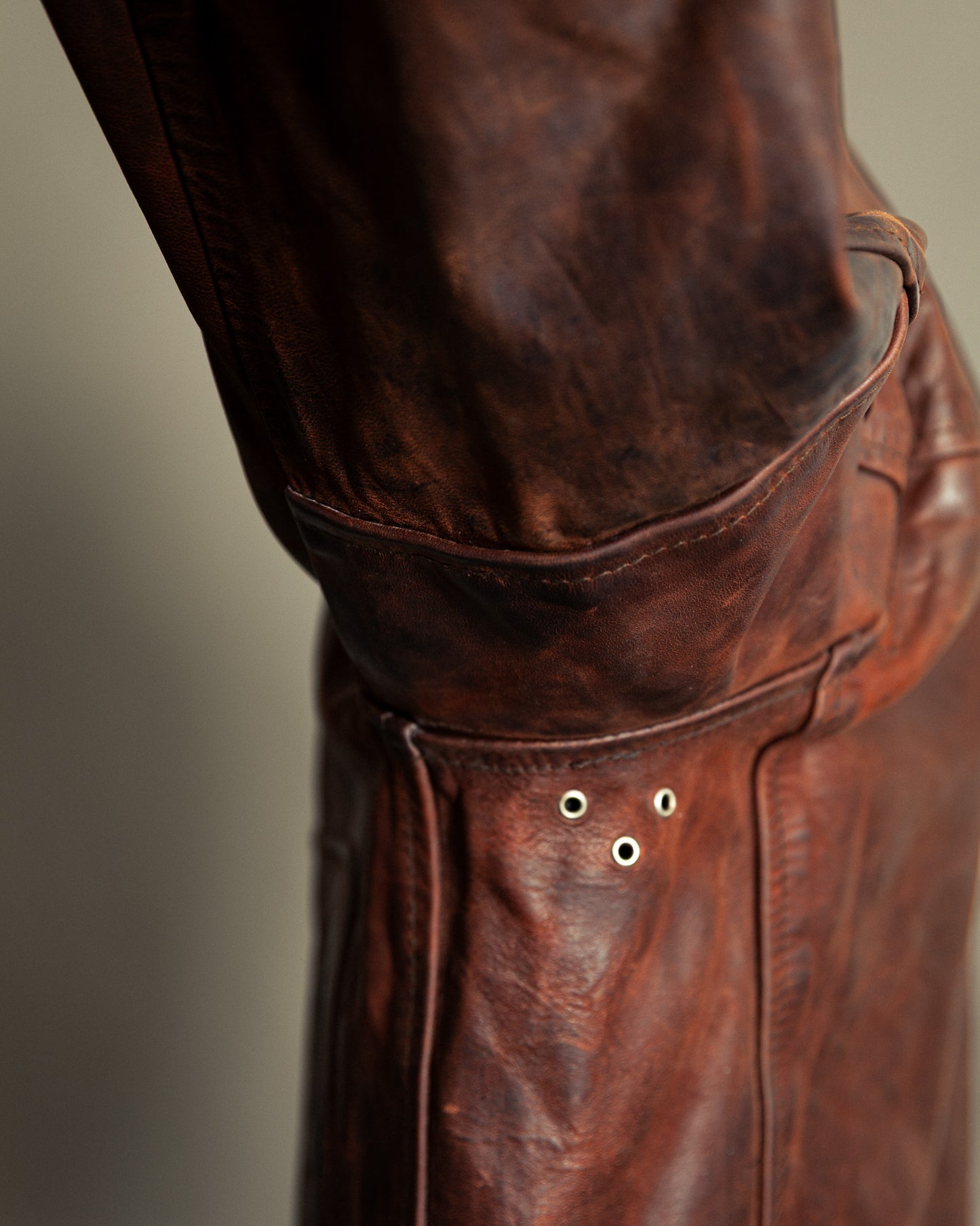 Vintage Aero Leather Montgomery Horsehide Jacket - L/XL (44)