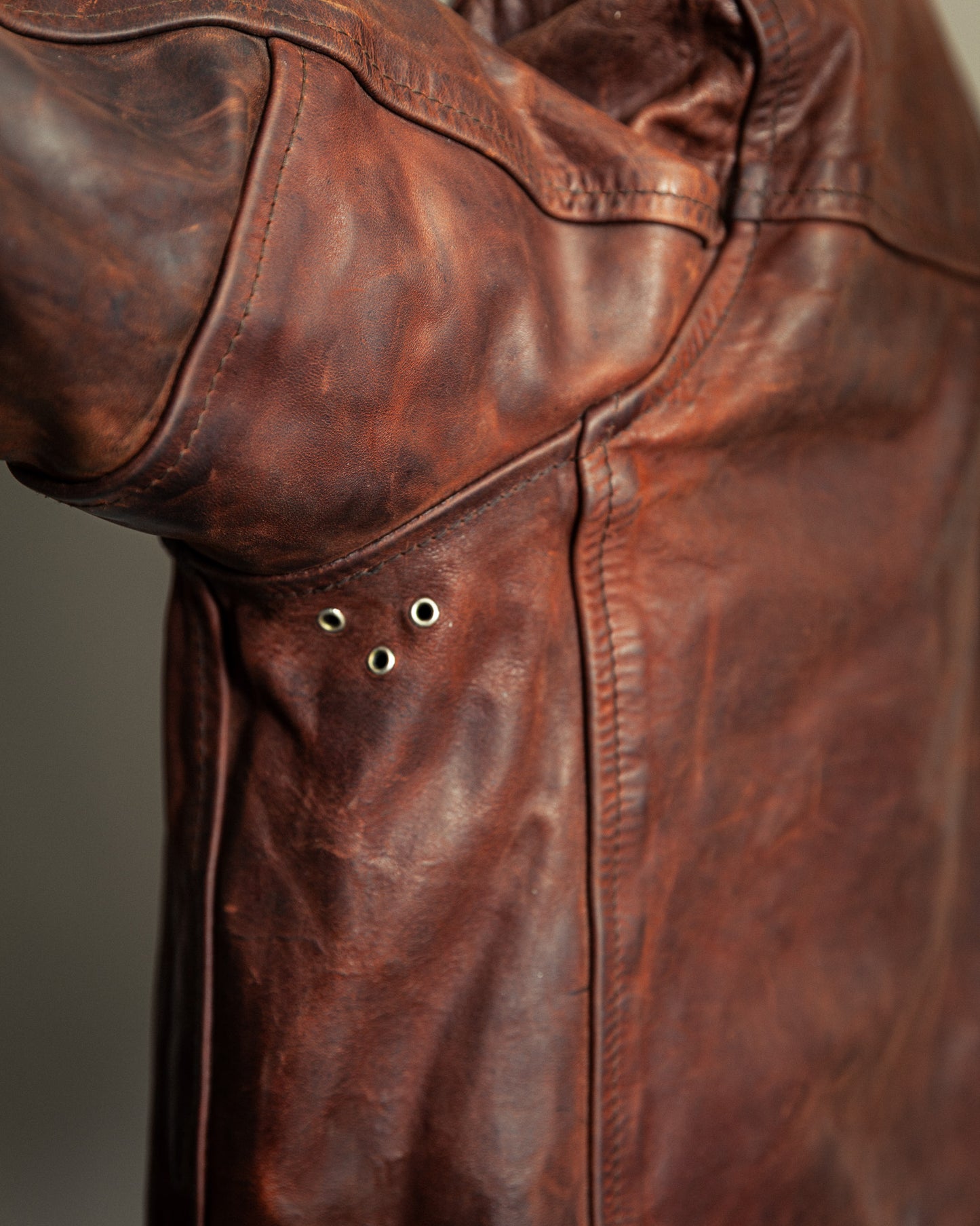 Vintage Aero Leather Montgomery Horsehide Jacket - L/XL (44)