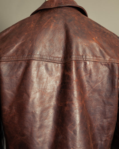 Vintage Aero Leather Montgomery Horsehide Jacket - L/XL (44)