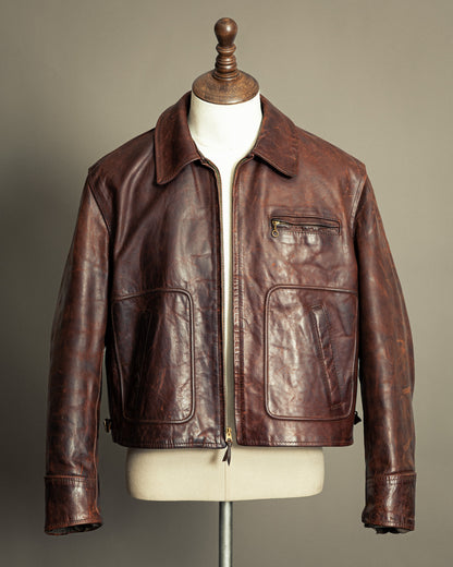 Vintage Aero Leather Montgomery Horsehide Jacket - L/XL (44)