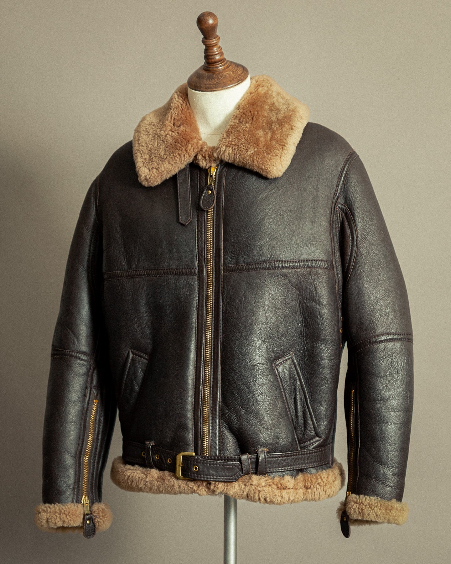 Vintage RAF Irvin Sheepskin Flying Jacket - Made in England