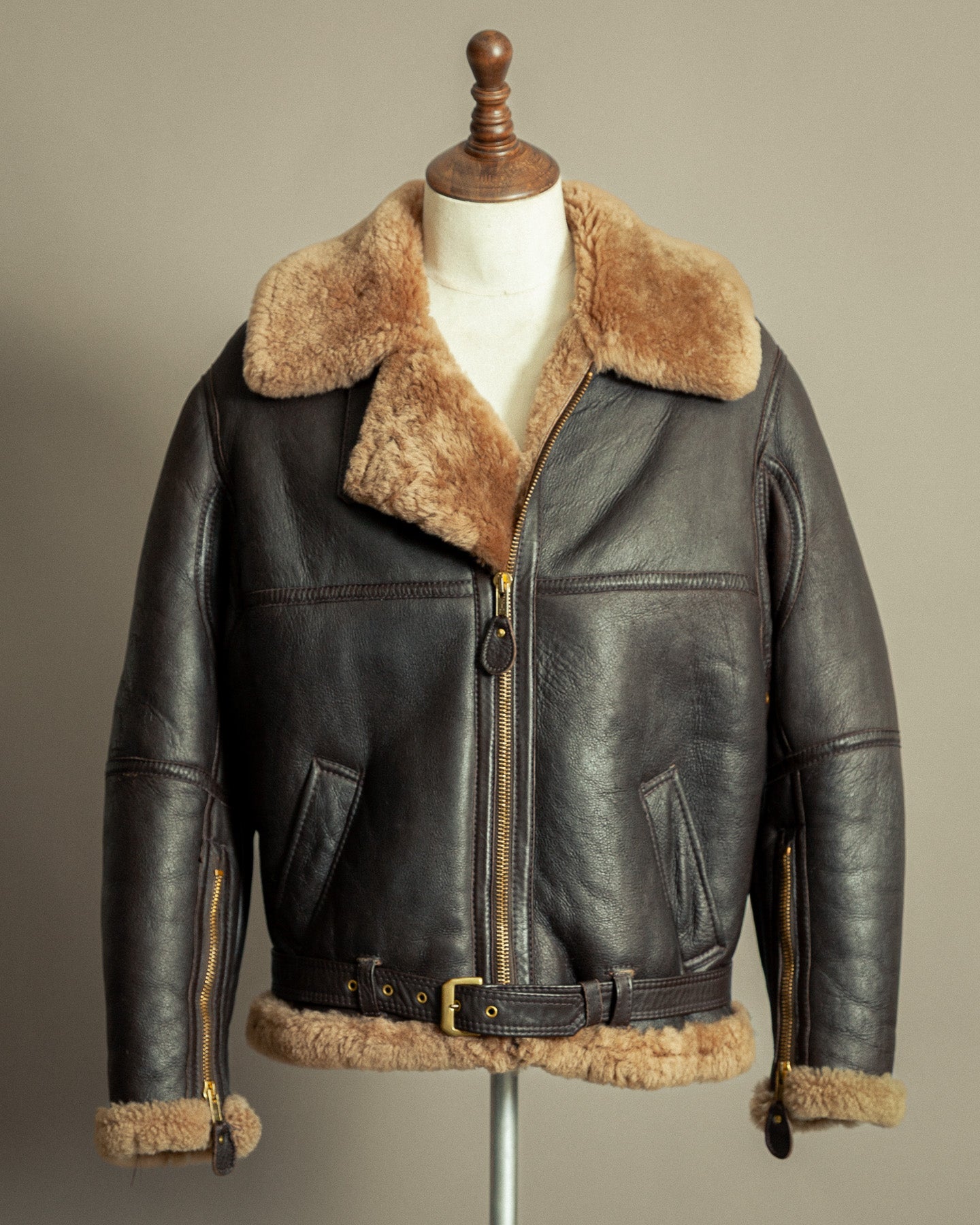 Vintage RAF Irvin Sheepskin Flying Jacket - Made in England
