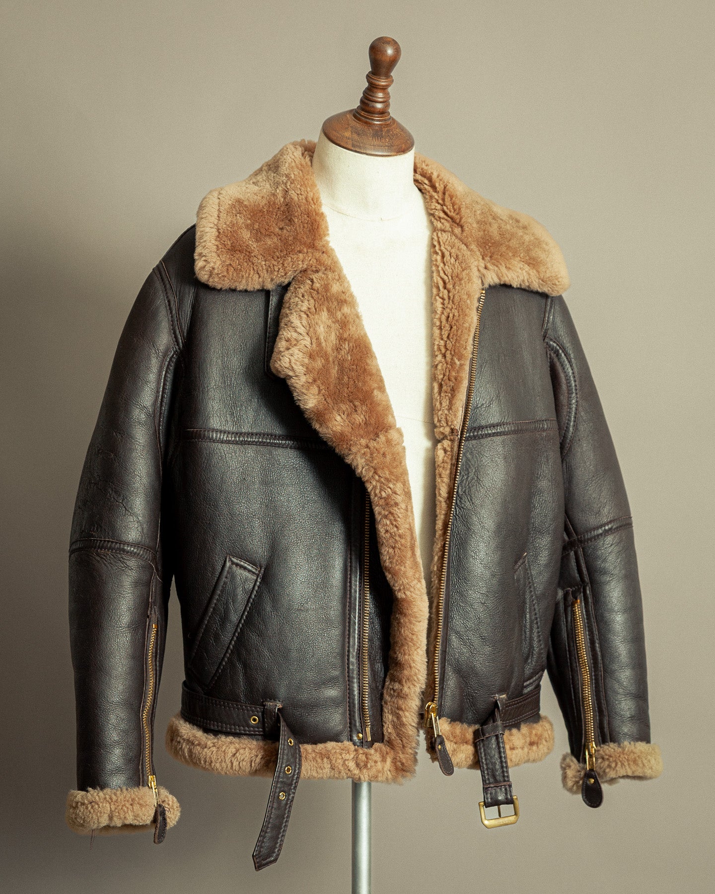 Vintage RAF Irvin Sheepskin Flying Jacket - Made in England