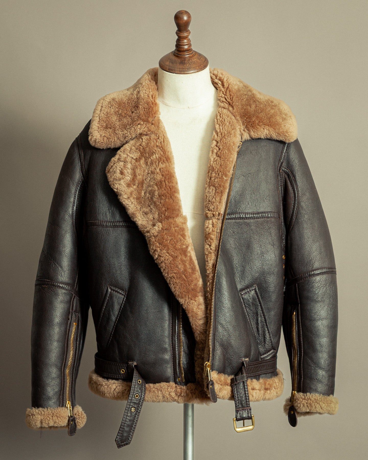 Vintage RAF Irvin Sheepskin Flying Jacket - Made in England