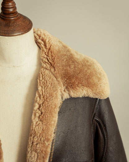 Vintage RAF Irvin Sheepskin Flying Jacket - Made in England