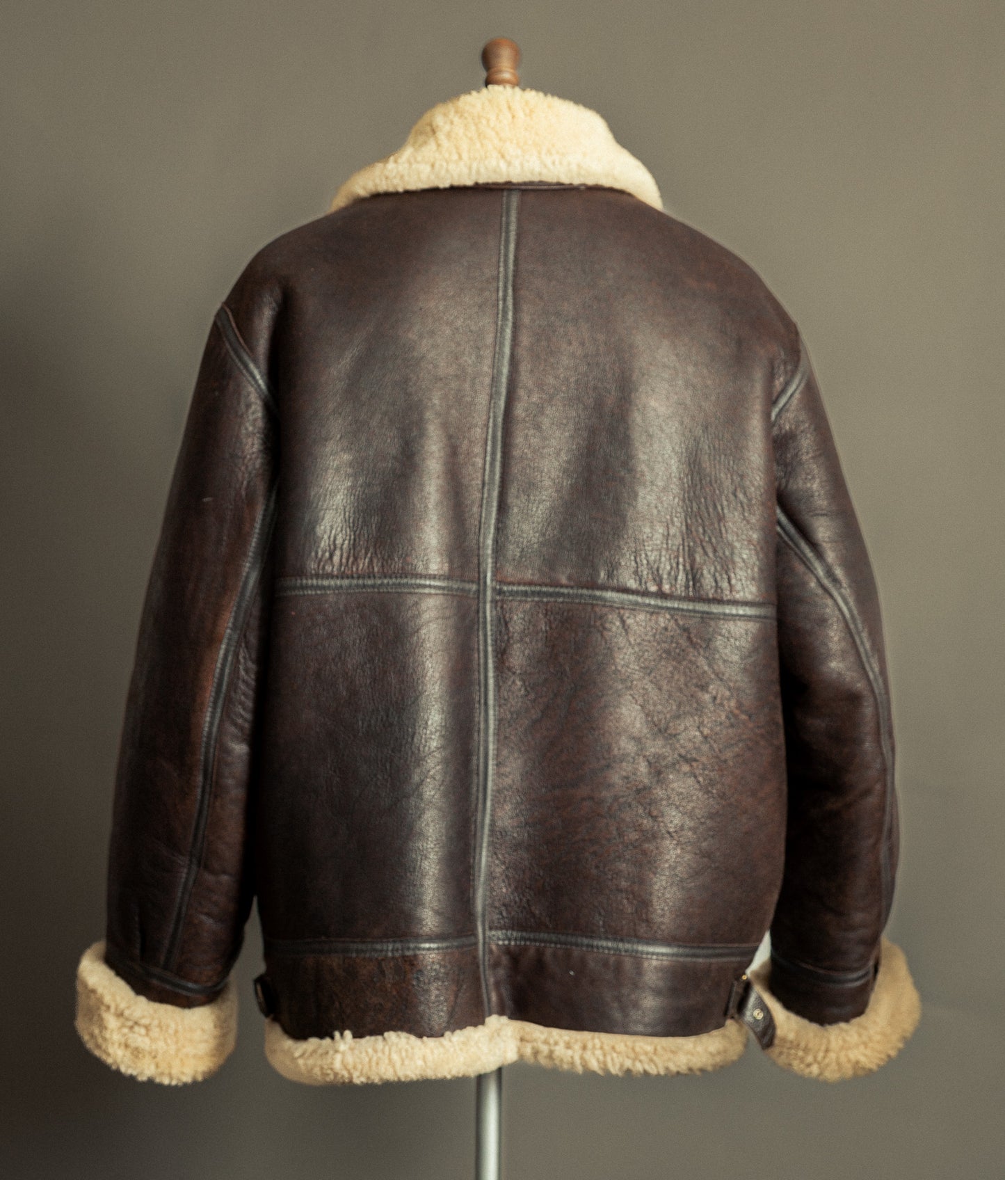 Vintage Sheepskin Flying Jacket – Made in England, Early 1980s - Size XXL (48)