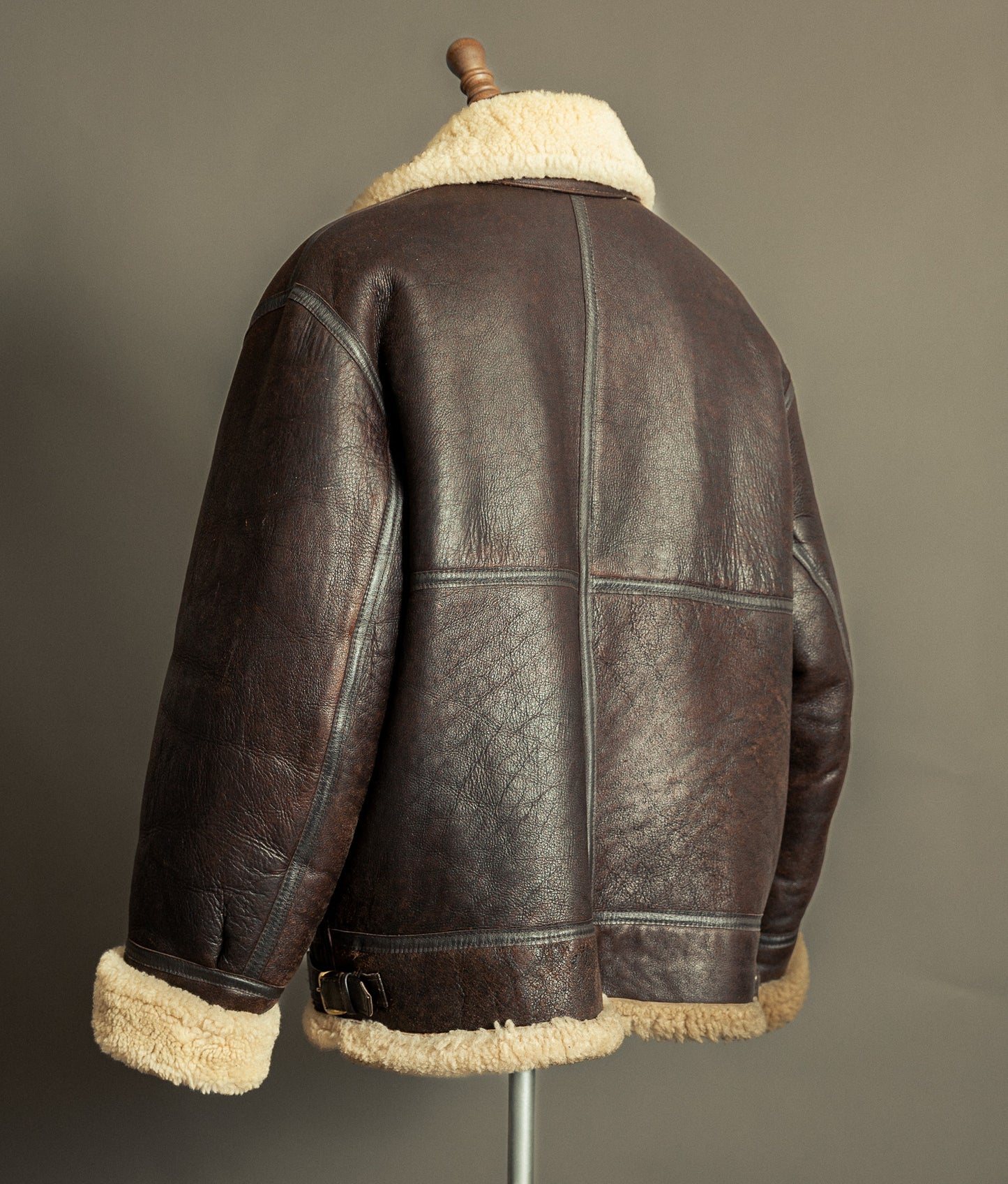 Vintage Sheepskin Flying Jacket – Made in England, Early 1980s - Size XXL (48)