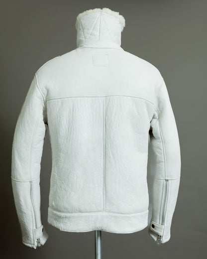 German Luftwaffe Stuka Mocca Sheepskin Flight Jacket – Size XS (36)
