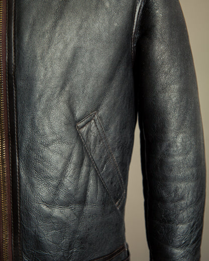 Vintage B-3 USAAF Sheepskin Shearling Flying Jacket - Medium (42)